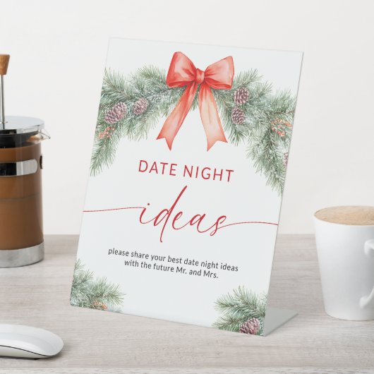 Idées de soirée de Noël pour couples panneau (In SItu)