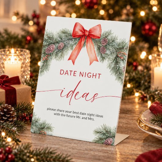 Idées de soirée de Noël pour couples panneau