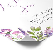 Idées de soirée en date au lilas violet Affiche de (Coin)