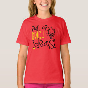 Idées lumineuses - T-shirt Ringer de fille