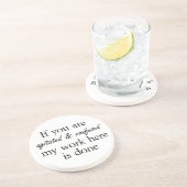 Idées uniques de cadeau de dessous de verre de (Côté)