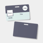 Identifiant de badge employé (Avant & arrière)