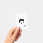 Identifiant d'entreprise | Badge employé à logo pe (Manuel / portable)