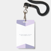 Identifiant photo Médicale Badge plastique (Back with Lanyard)