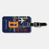 identificatie van bagage bagagelabel (Voorkant horizontaal)