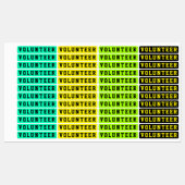 Identificatie van gebeurtenisvrijwilligers labels (Vel)