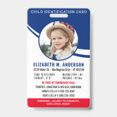 Identificatie van het kind Gepersonaliseerde moder Badge (Front)