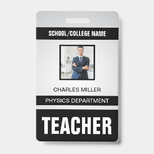 Identificatiekaart badge voor docenten