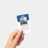 Identificatiekaart met foto voor werknemers met ee badge (Handheld)