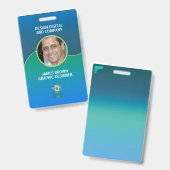 Identification badge (Voor- en achterkant)