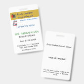 Identification par badge d'accès | Conference_mise (Avant & arrière)
