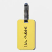 Identificeer je Pickleball tas Bagagelabel (Achterkant verticaal)