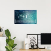 Identité d'Euler - Poster Math (Bureau à domicile)