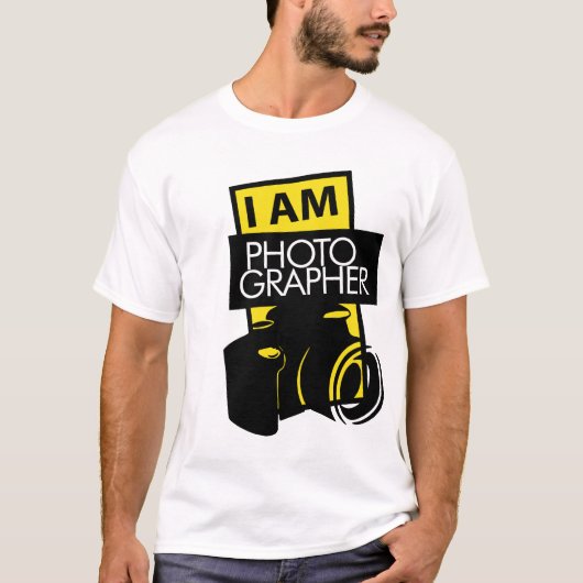 identiteit fotograaf t-shirt (Voorkant)