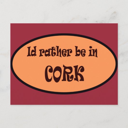 Identiteitskaart is eerder in CORK Briefkaart (Voorkant)