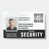 Identiteitskaart van de douane Privé-beveiliger ID Badge (Voorzijde)