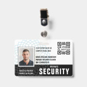 Identiteitskaart van de douane Privé-beveiliger ID Badge (Voorzijde met clip)