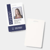 Identiteitskaart van de middelbare school badge (Voor- en achterkant)