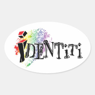 Identiti Ovale Sticker