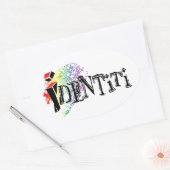 Identiti Ovale Sticker (Envelop)