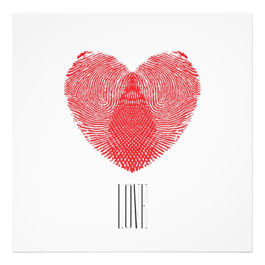 Identity of Love Foto Afdruk (Voorkant)