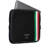 Identity Tech Custom Minimal Black Laptop Sleeve I (Voorkant Rechts)