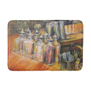 Ideografie van Golden Light Badmat