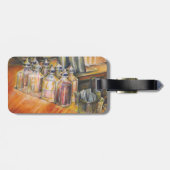 Ideografie van Golden Light Bagagelabel (Achterkant horizontaal)