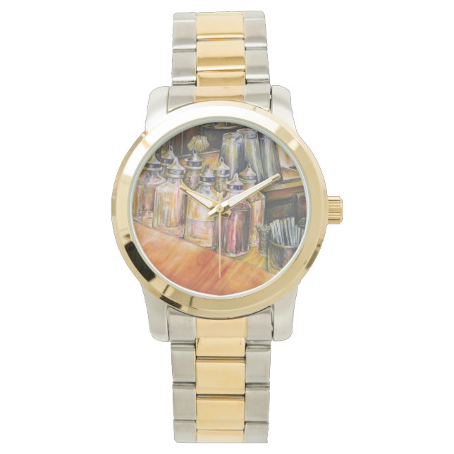 Ideografie van Golden Light Horloge (Voorkant)