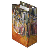 Ideografie van Golden Light Klein Cadeauzakje (Voorkant Gekanteld)