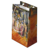 Ideografie van Golden Light Klein Cadeauzakje (Achterkant Gekanteld)