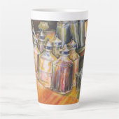 Ideografie van Golden Light Latte Mok (Voorkant)