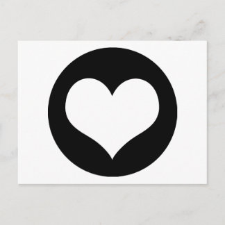 Ideologie voor hartliefde briefkaart