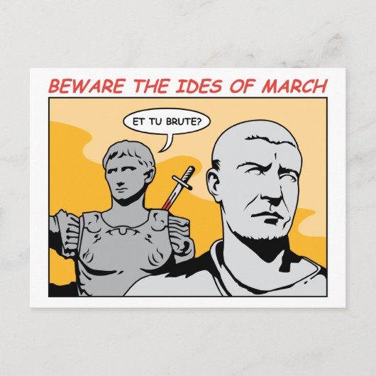 Ides of March Briefkaart (Voorkant)