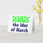 Ides van Maart Kaart (Gele Bloem)