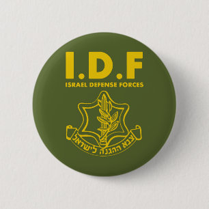 IDF Israel Defence Forces - ENG Ronde Button 5,7 Cm