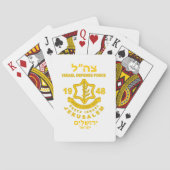 IDF - Sar El Volunteer - programma Pokerkaarten (Achterkant)