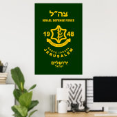 IDF - Sar El Volunteer - programma Poster (Thuiskantoor)