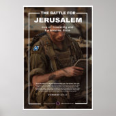 IDF Soldaat leest Thora Poster (Voorkant)