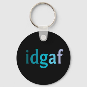 IDGAF over toetsen Sleutelhanger