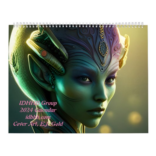 IDHHB Group 14 images 14 Artistes 2024 Calendrier (Protection)