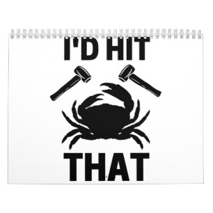 I'd'hit that funny crab lovers seafood barbeque kalender