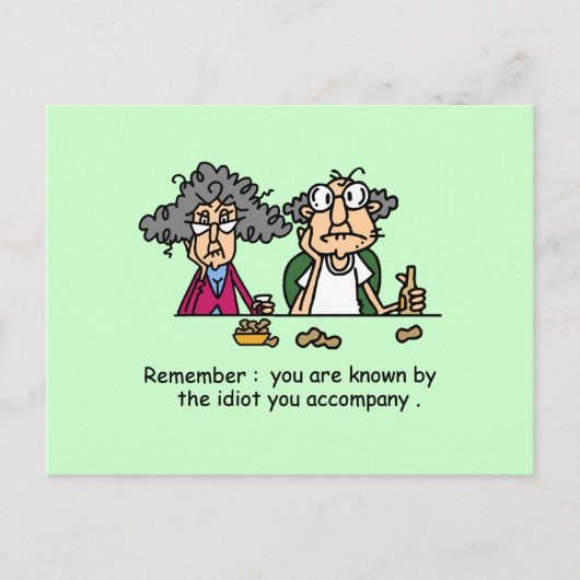 Idioot Company Briefkaart (Voorkant)