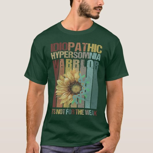 Idiopathische hypersomnia-warrior, IH-ondersteunin T-shirt (Voorkant)