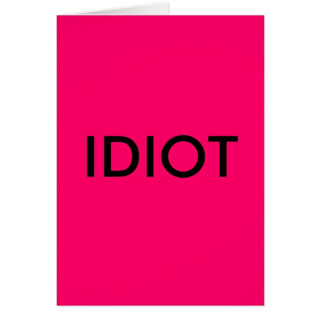 IDIOT (Devant)