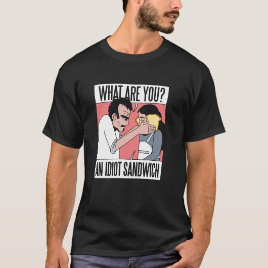 Idiot Sandwich T-shirt (Voorkant)