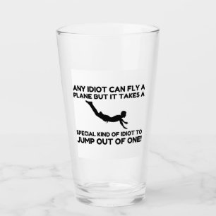 IDIOT SKYDIVING GLAS