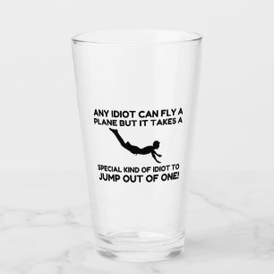 IDIOT SKYDIVING GLAS