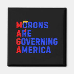 Idioten Besturen Amerika Grappig Trump 2024 _1 Magneet