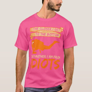 Idioten Natte Suit Fins Snorkelen Scuba Diving T-shirt